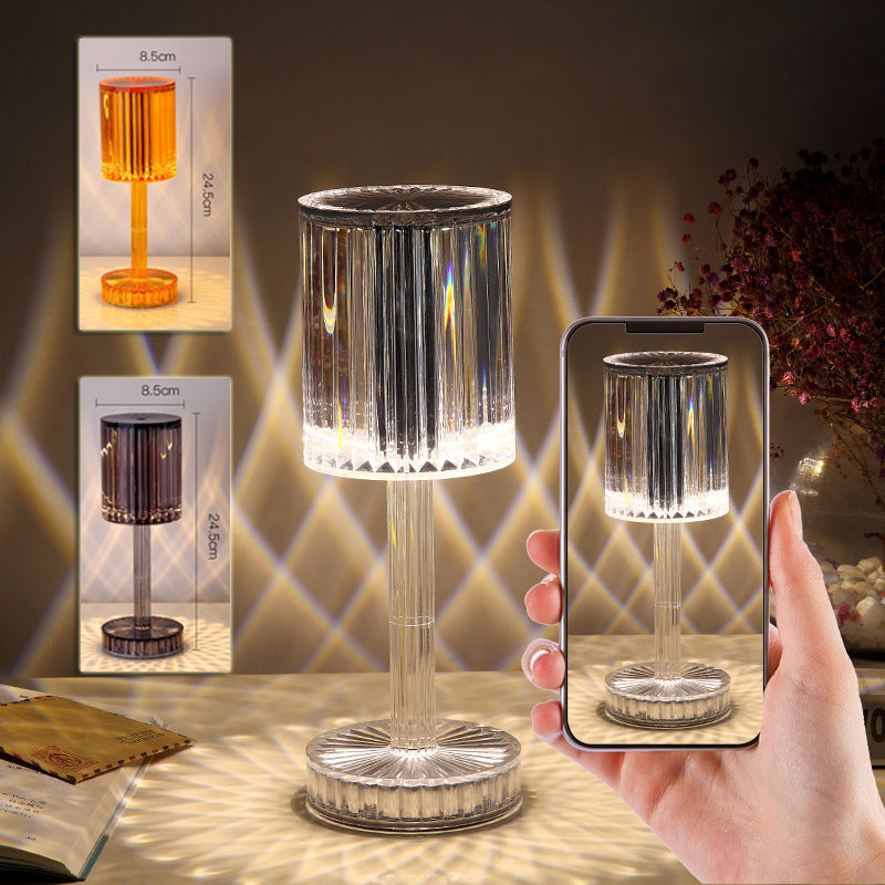 Crystal Table Lamp Hotel Decoration Diamond Warm Led Home dealsniper-net