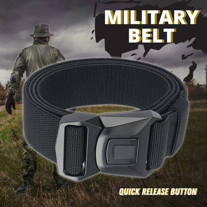 Quick Button Release Buckle Military Belt Strap Tactical Waistband Belts For MEN