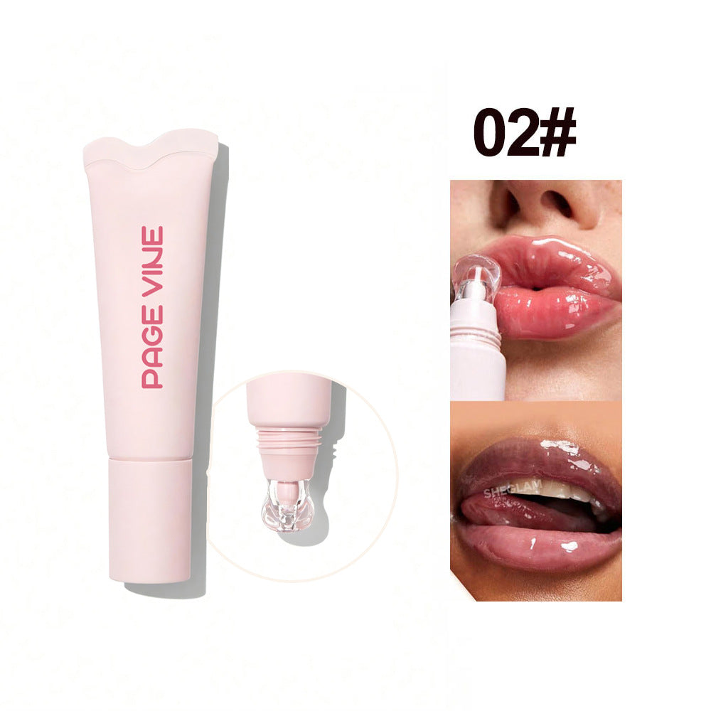 4-color Brightening Lip Balm Moisturizing Exfoliating Lip Gloss Beauty Gym From House 02style 1PCS