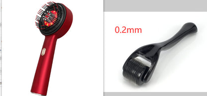 Electric Massage Comb Home Scalp Drain Comb Health DealSniper.net Red 0.2mmset