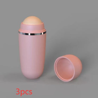 Portable Volcanic Stone Oil Absorbing Ball Beauty dealsniper-net 3pcs Pink