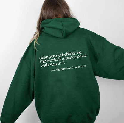 Every Thing Will Be Okay Creative Letter Hoody Women dealsniper-net