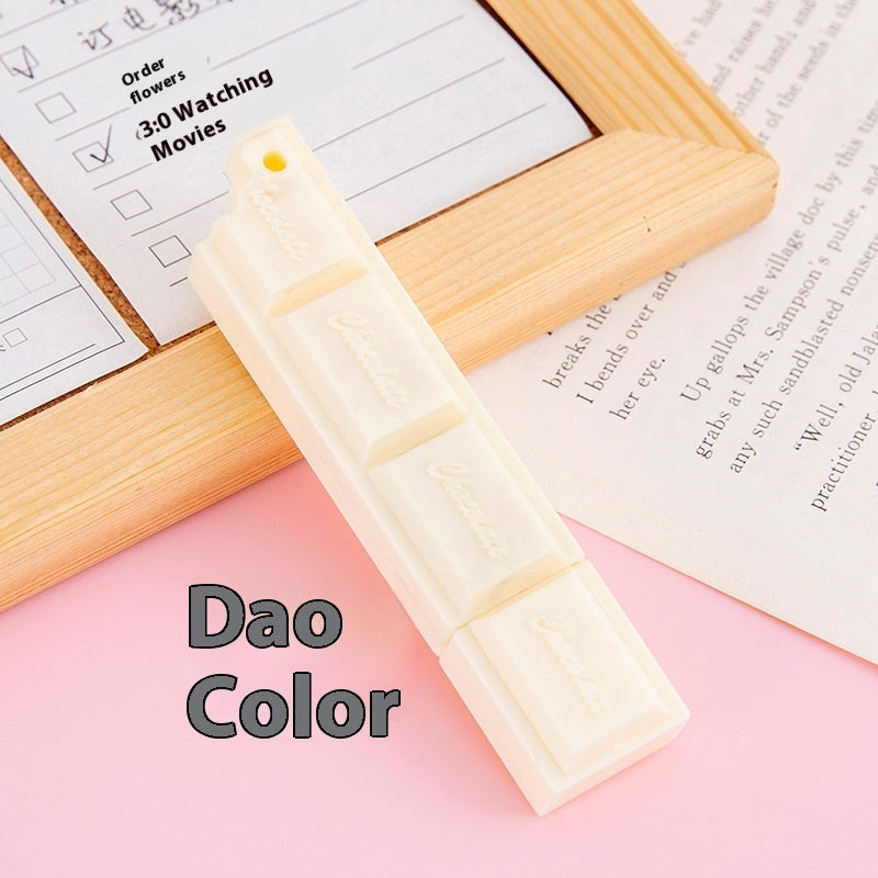 Creative Chocolate Ballpoint Pen Cartoon Gadgets dealsniper-net Bullet Type0.5 Beige Chocolate Ballpoint Pen