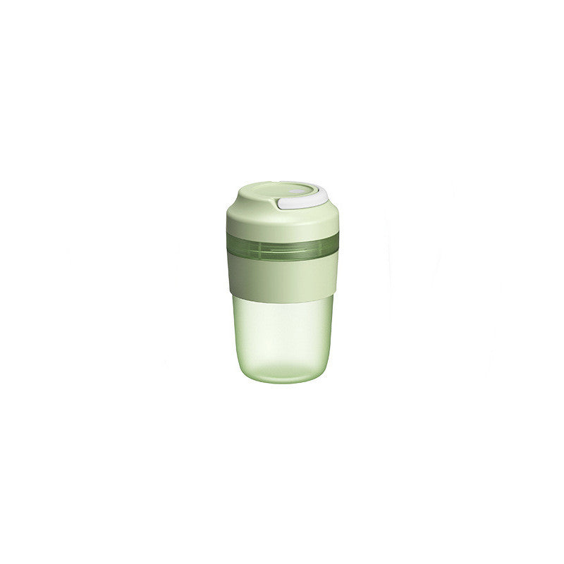 Portable Blender Juicer Cup Rechargeable With 4 Blades For Shakes Kitchen dealsniper-net Green USB