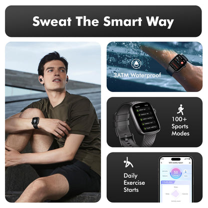 Smart Watch Bluetooth Call &1.95 HD Screen -Heart Rate Jewelry Gym From House