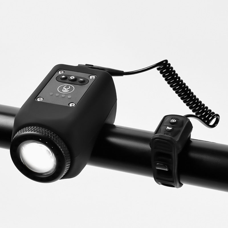 High Decibel Horn Light Outdoor Cycling Waterproof USB Charging Vehicle Gym From House Black