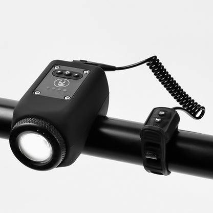 High Decibel Horn Light Outdoor Cycling Waterproof USB Charging Vehicle Gym From House Black