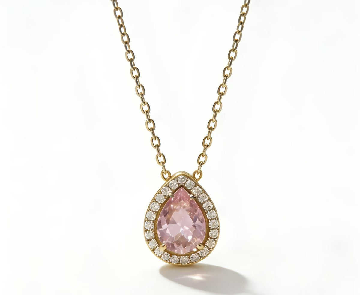 Lucky Water Drop Necklace For Women,Trendy Fashion Jewelry Gym From House 007