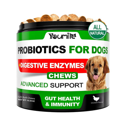 Youmile Hip & Joint Health Supplement For Dogs 120 Chews Pets Gym From House Probiotics For Dog