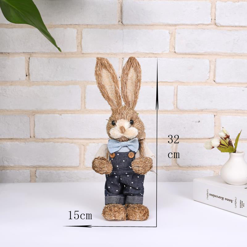 Simulation Papyrus Easter Rabbit Decoration