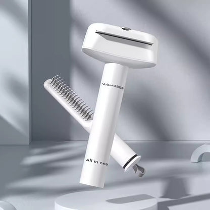 3in1 Pets Hair Unknotting Comb Hair Device Pets Gym From House White