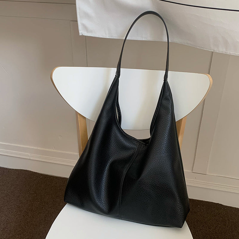 Casual Armpit Bag Women Shoulder Bag High Capacity Totes Female Shopping Bags Soft Leather Lady Purse Handbags Women DealSniper.net