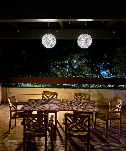 12 Inch Pendant Solar Light Garden DealSniper.net White Lotus 2