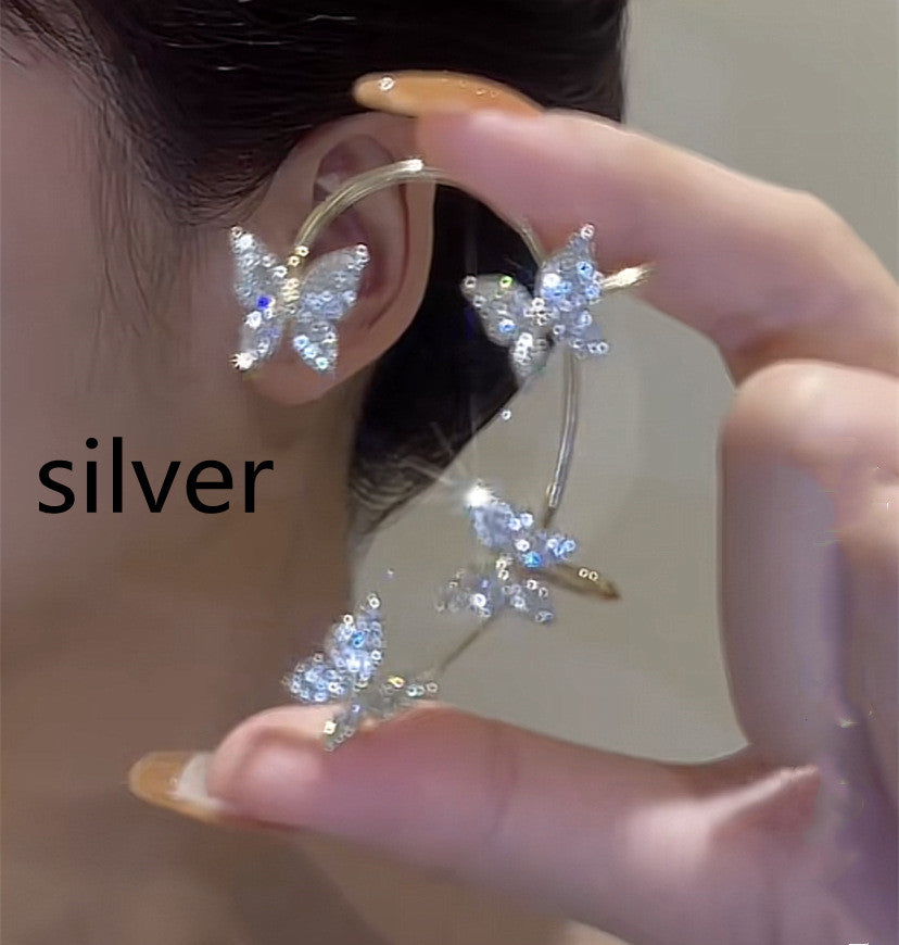 No Pierced Ear Clip Niche Design Stud Earrings Jewelry dealsniper-net