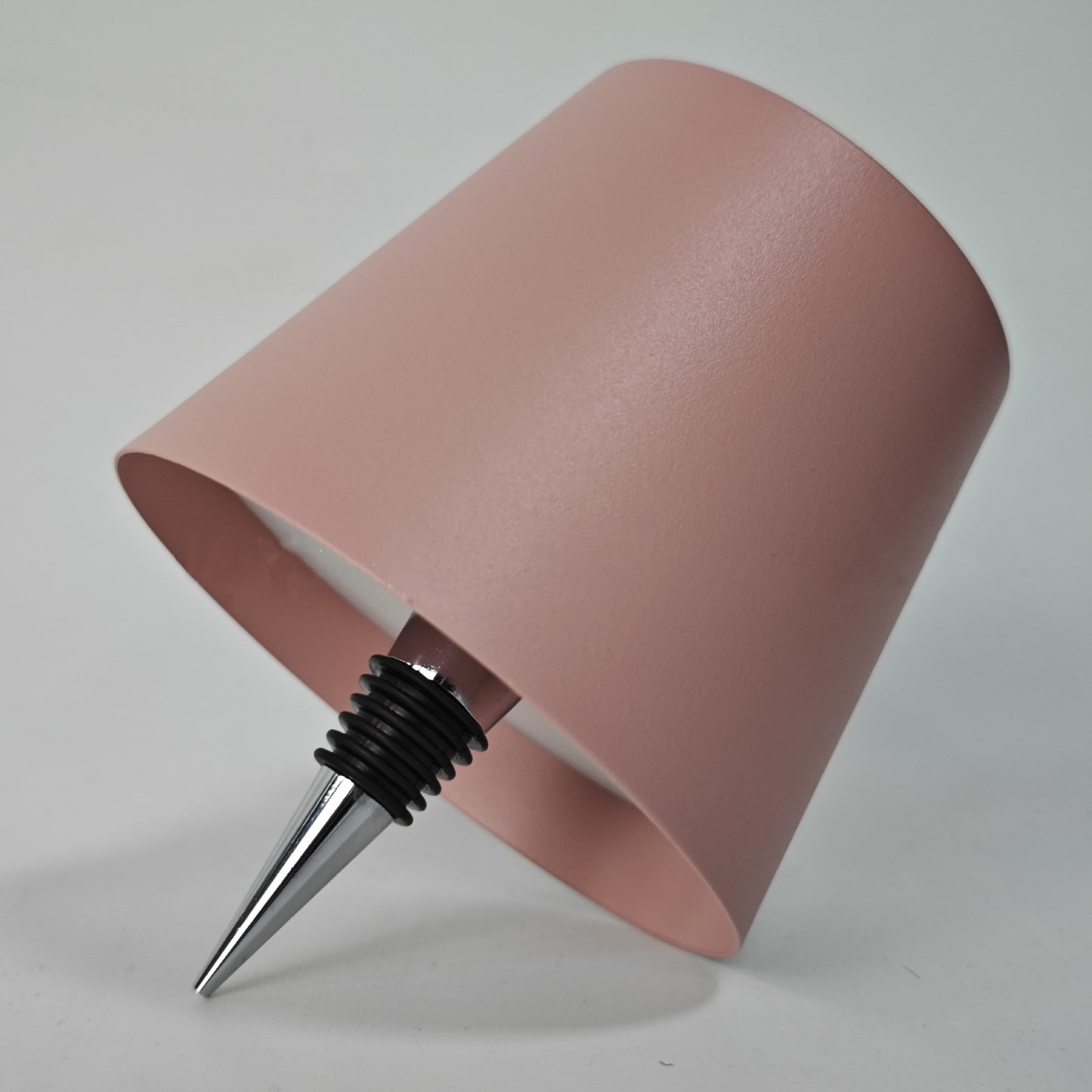 Wireless Desk Lamp LED Creative Wine Bottle Lamp Home Decor DealSniper.net TYPEC Plastic 2000mAh Pink Tricolor Light