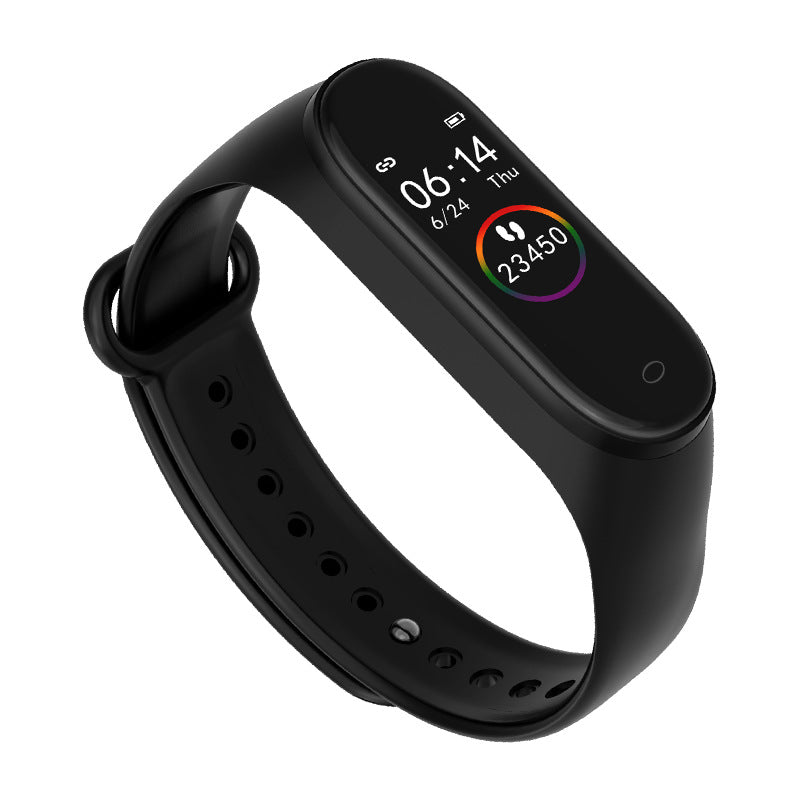 Smart Bracelet Fitness Tracker Waterproof Fitness Bracelet Sports Gym From House Black