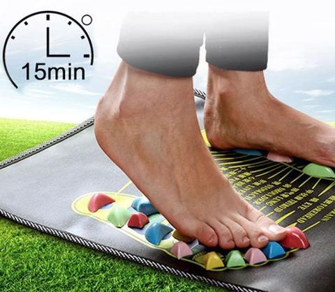 Reflexology Foot Massage Pad Cobblestone Walk Massager Mat