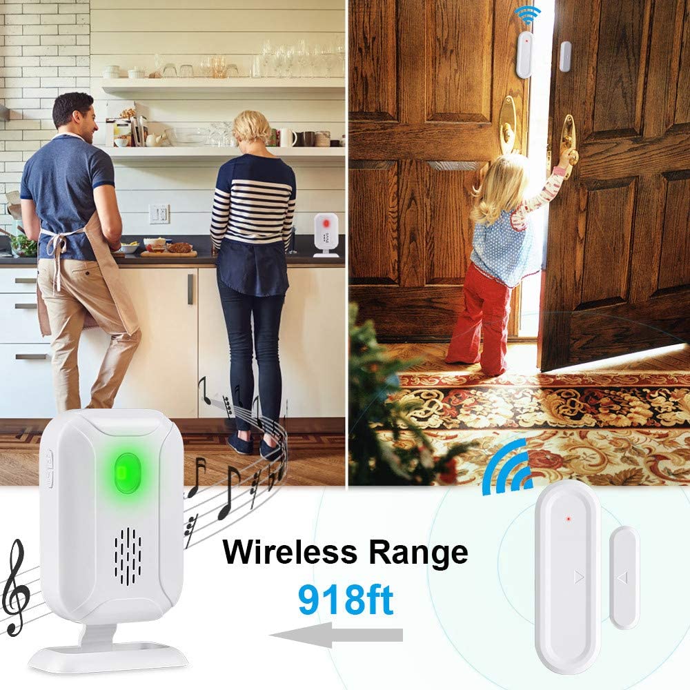 Wireless Door Sensor Chime 280M Range Door House dealsniper-net