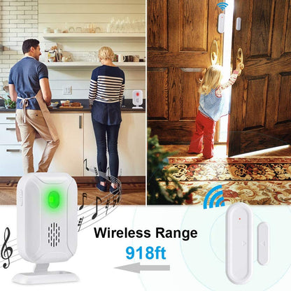 Wireless Door Sensor Chime 280M Range Door House dealsniper-net