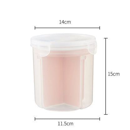 Kitchen Rotating Sealed Tank Moisture-proof Millet Bucket Kitchen dealsniper-net Small Pink