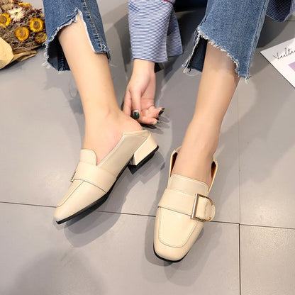 Spring flats single-toe shoes women loafer shoes students Women DealSniper.net Creamy 34