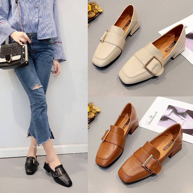 Spring flats single-toe shoes women loafer shoes students Women DealSniper.net