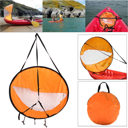 Folding Kayak Sail Wind Paddle Sailing Popup Paddle Board Durable Canoe Outdoor dealsniper-net