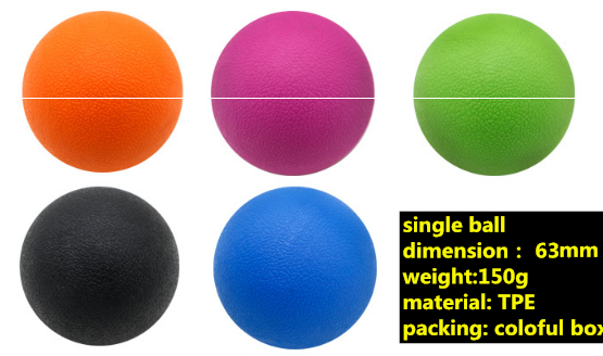 Peanut Massage Ball High Density Lightweight Fitness Body Massage Yoga Exercise Relieve Pain