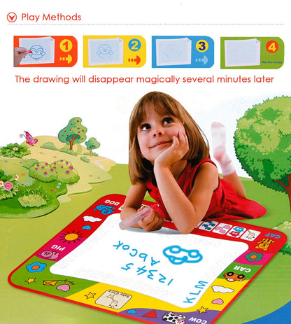 80 x 60cm Baby Kids Add Water with Magic Pen Doodle Painting Hobby dealsniper-net