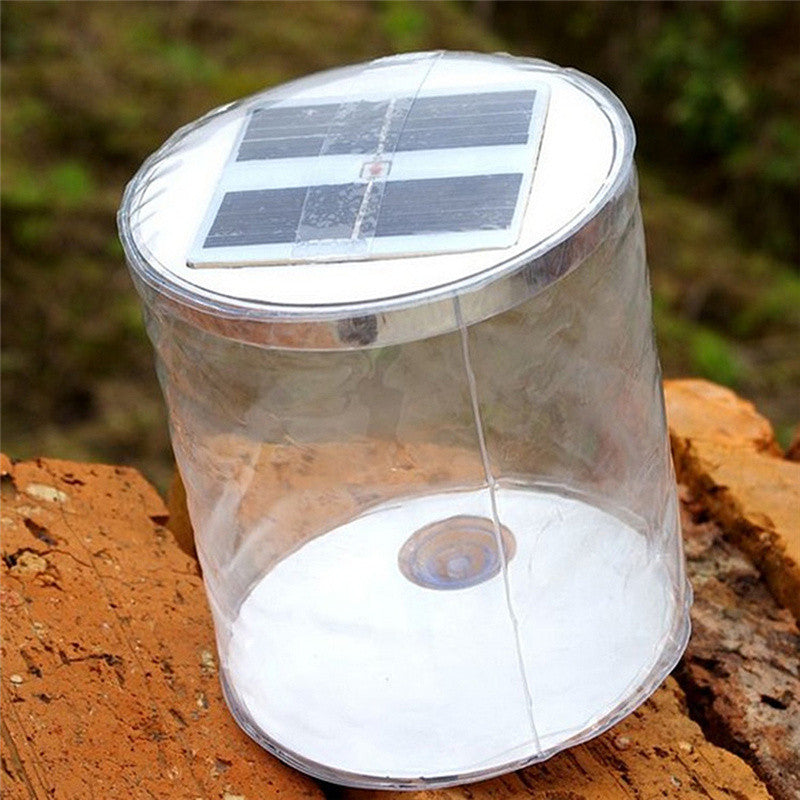 Inflatable Solar Light LED Solar Powered Foldable Light Outdoor