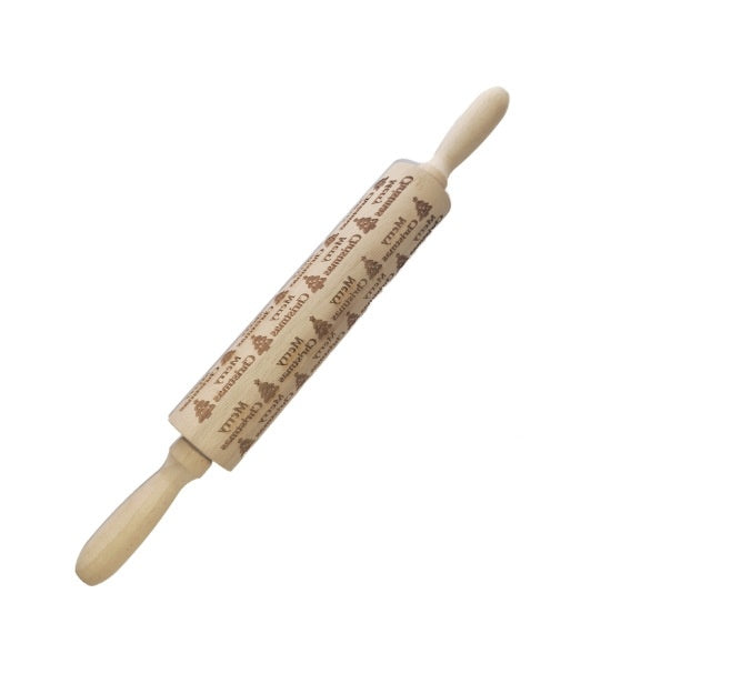 Rolling Pin Christmas Embossing Kitchen dealsniper-net 14style 35cm