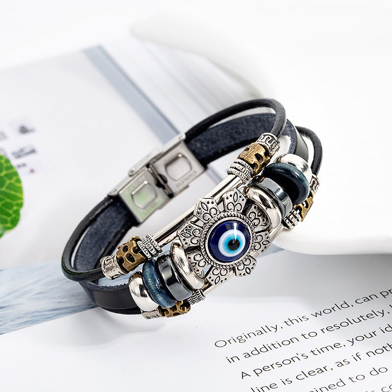 Turkish blue eye alloy accessory bracelet Jewelry dealsniper-net