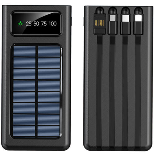 Solar Power Bank 900000mAh Batterie Electronics DealSniper.net