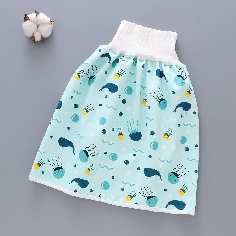 Cotton and bamboo fiber Baby diaper skirt