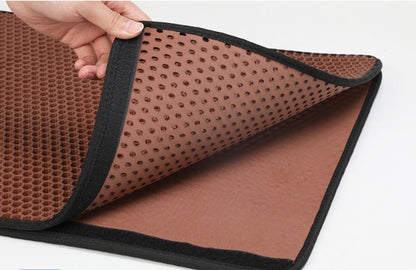 Pet Cat Litter Mat Pet Supplies EVA Double Cat Litter Mat Pets Gym From House