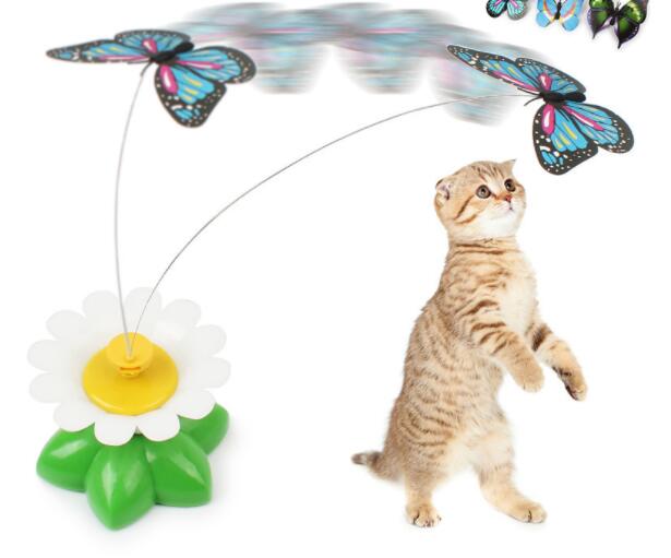 Electric Automatic Rotating Flower Pet Products Pets DealSniper.net