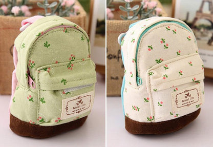 The supply of Korean pastoral small Suihua mini small bags hasp cute fashion change key bag