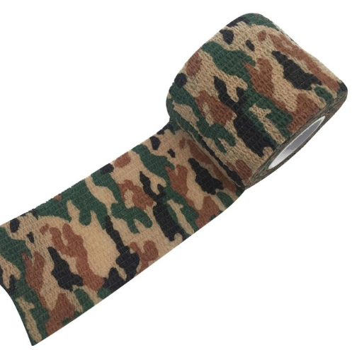 Camouflage Non-woven Elastic Bandage (Self-adhesive) Outdoor DealSniper.net 7style 5cm 1pc