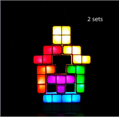 Children's DIY Intelligence Development Toy LED Light Home Decor DealSniper.net 2 sets