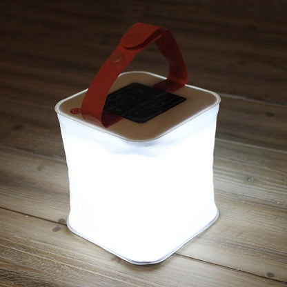 New LED Lantern Solar Collapsible Camp Flashlight Torch Light Outdoor DealSniper.net White