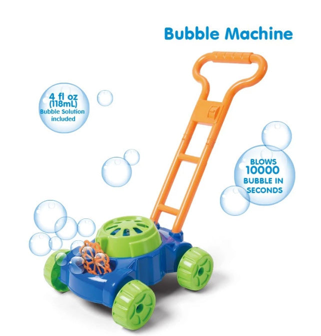 Plastic Hand Push Bubble Machine Electric Blowing Bubble Kids Gym From House