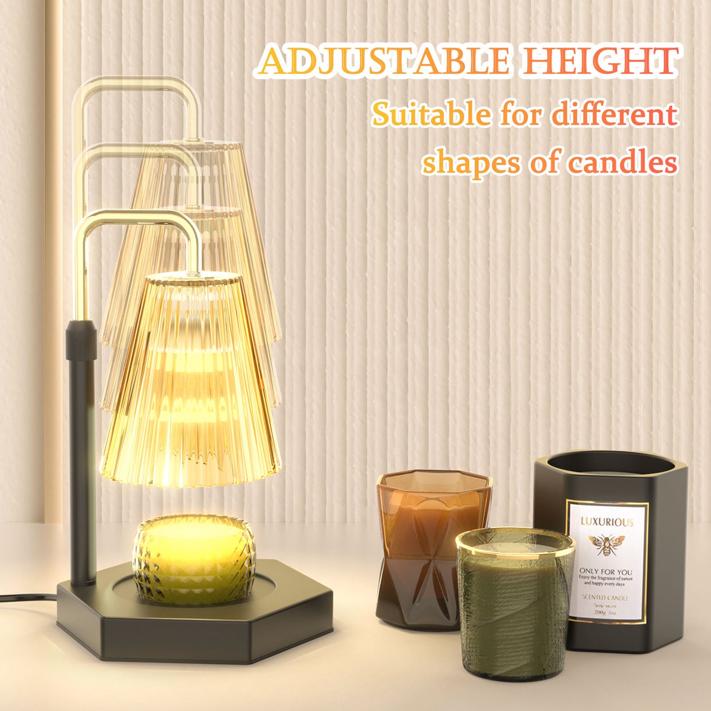 Candle Warmer Lamp Dimmable And Timer Candle Warmer Home Decor dealsniper-net