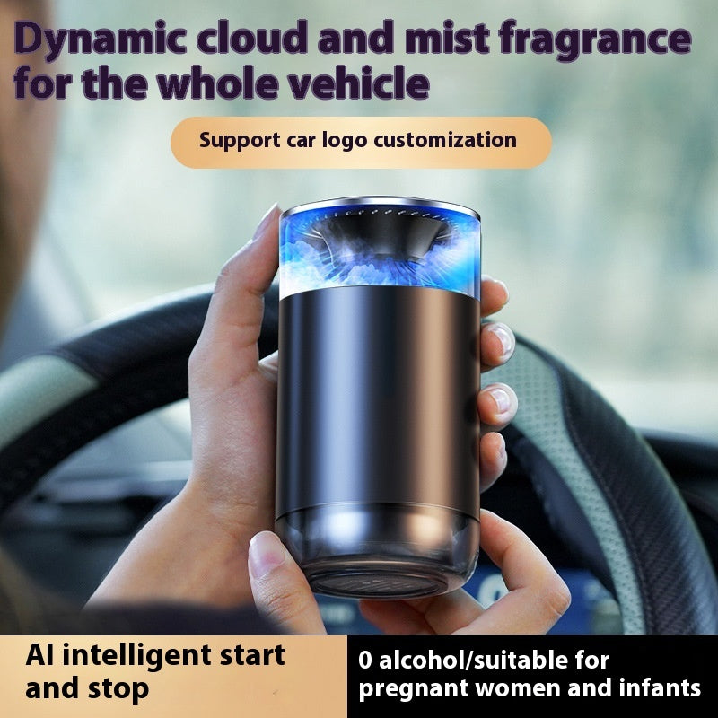 Car Aromatherapy Diffuser Cloud Mist Air Freshener Auto Decoration Vehicle dealsniper-net