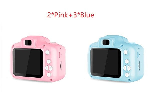 Take Pictures SLR Toy Children's Camera Kids dealsniper-net 2 Pink+3 Blue 16G