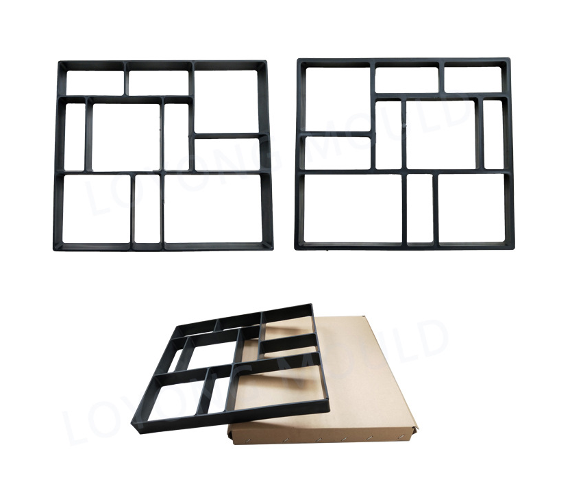 Ultralight diy garden paving mould hexagonal fancy mould Garden dealsniper-net