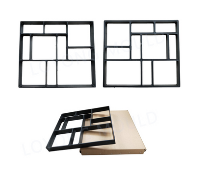 Ultralight diy garden paving mould hexagonal fancy mould Garden dealsniper-net