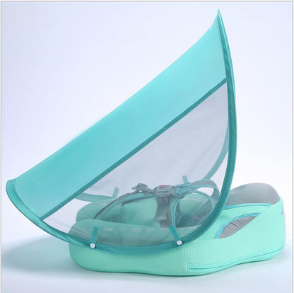 Children's Free Inflatable Lying Ring Anti-turning Swimming Ring Kids DealSniper.net