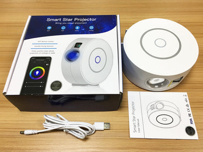 New creative gift starry sky projector lamp Gadgets Gym From House White WiFi style USB
