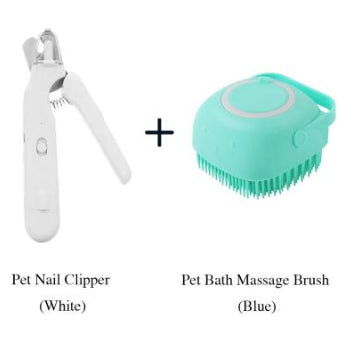 2 In 1 Pet Nail Clippers With Led Light Dog Cat Special Blood Line Pets Gym From House Set11