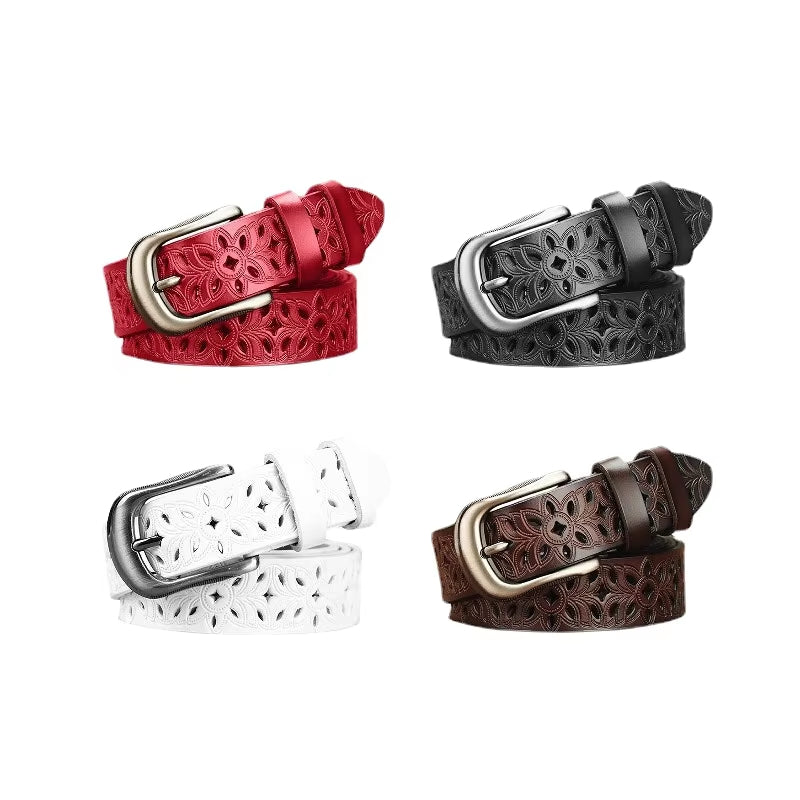 New Belt Hollow Pattern Belt Ladies Trend Waistband Women Gym From House